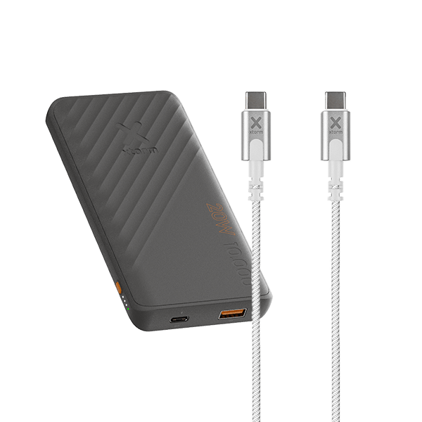 Snellaad Bundel: Supercharge Powerbank 10.000 mAh + 100W Kabel 1 meter - Xtorm NL