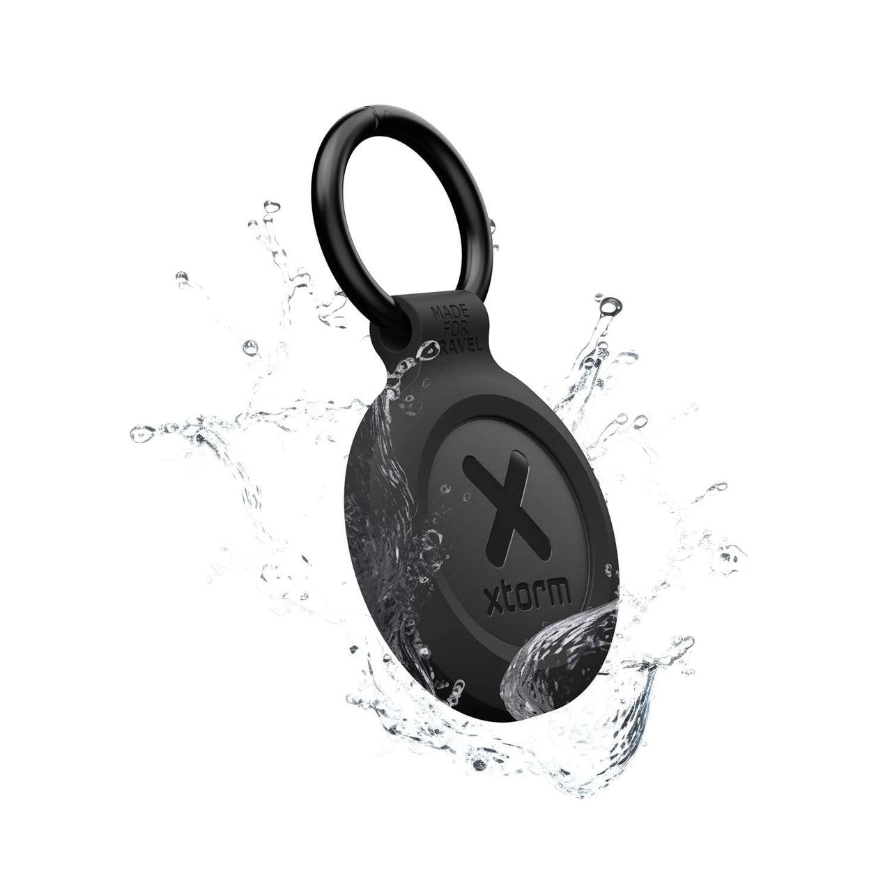 Water - resistant TravelTag - Charcoal Black - Xtorm NL