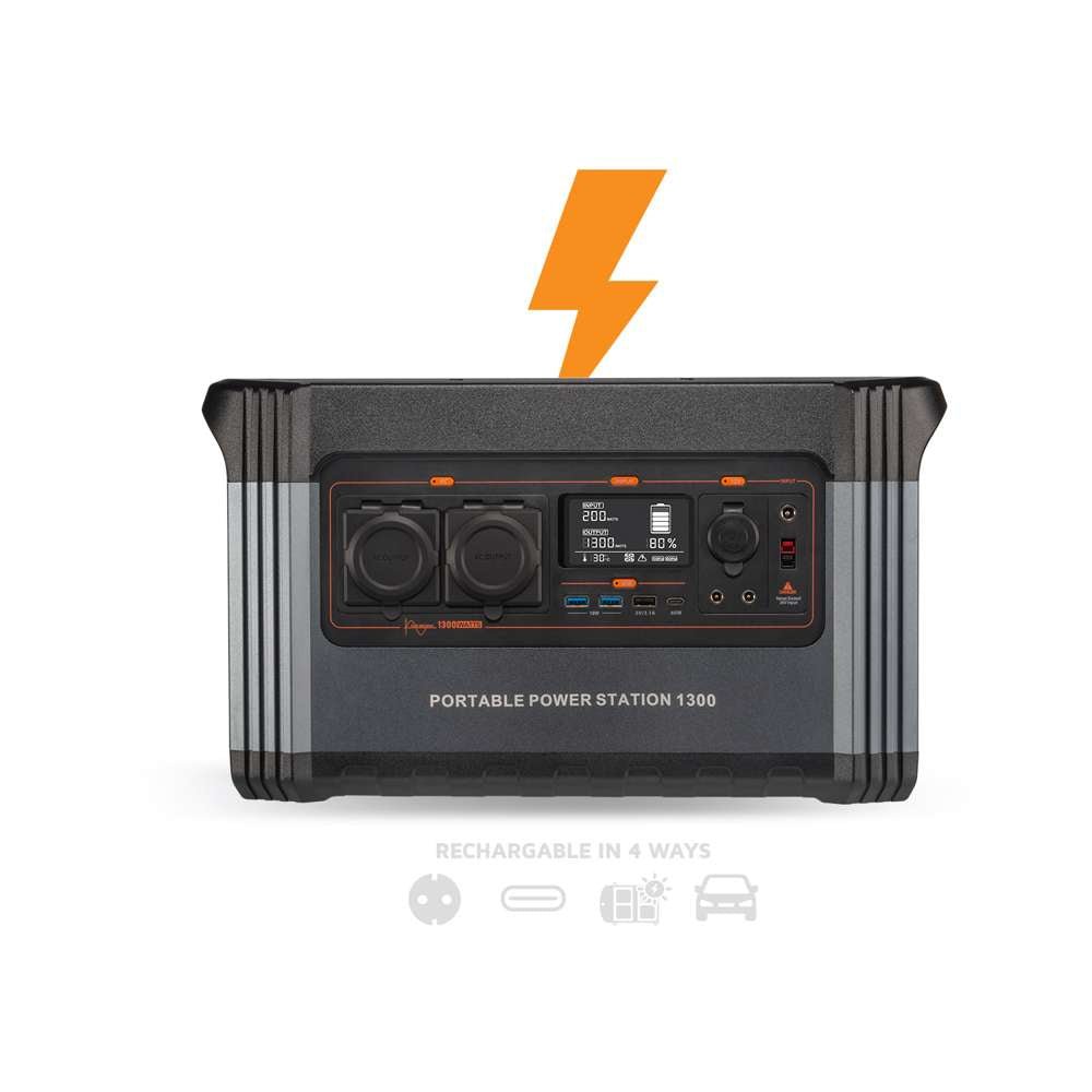 XP1300 - G - Xtreme Draagbare Powerstation - UK Editie - 1300 W - 392000 mAh - Zwart/Oranje - Xtorm NL